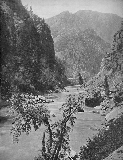 Black Canyon des Gunnison, Col., um 1897 von Unbekannt