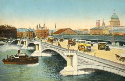 Blackfriars Brücke, London, um 1910 von Unbekannt