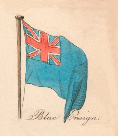 Blauer Ensign von Unbekannt