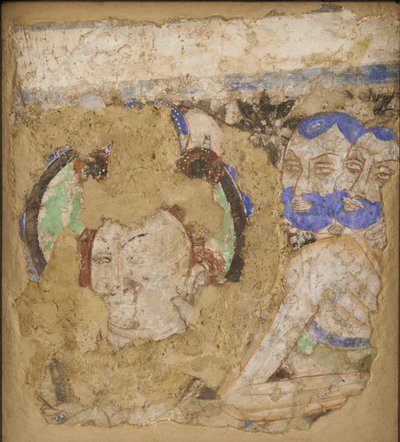 Bodhisattvas und Mönche, aus Höhle 224 von Unbekannt