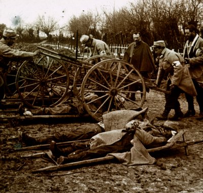 Leichen, Villers-au-Bois, Nordfrankreich, ca. 1914-1918 von Unbekannt