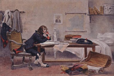 Bonaparte in Auxonne, 1788, 1896 von Unbekannt