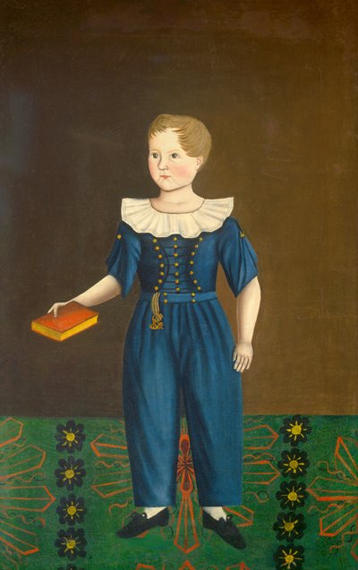 Junge in Blau, ca. 1820-1830 von Unbekannt