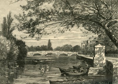 Brücke über die Ouse, Bedford, 1898 von Unbekannt