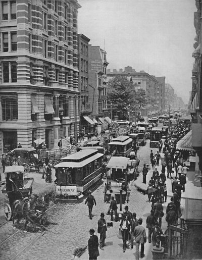 Broadway, New York, 19. Jahrhundert von Unbekannt