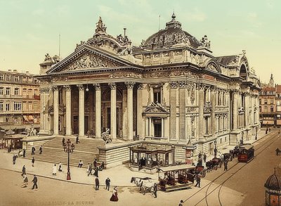 Brüssel. Die Börse von Unbekannt
