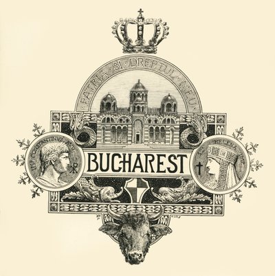 Bukarest, spätes 19. - frühes 20. Jahrhundert von Unbekannt