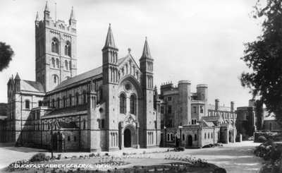 Buckfast Abbey, Buckfastleigh, Devon, frühes 20. Jahrhundert von Unbekannt