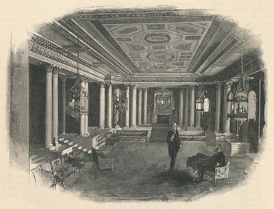 Buckingham Palace: Die Marmorgalerie, 1886 von Unbekannt