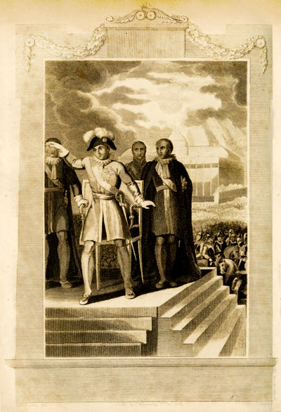 Buonaparte auf dem Feld im Mai von Unbekannt