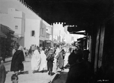 Belebte Straße, Rabat, Marokko von Unbekannt