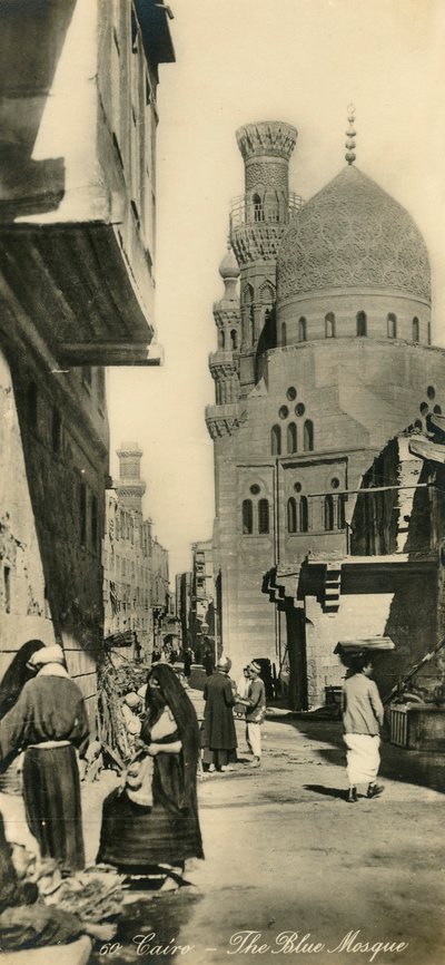 Kairo - Die Blaue Moschee, um 1918-1939 von Unbekannt