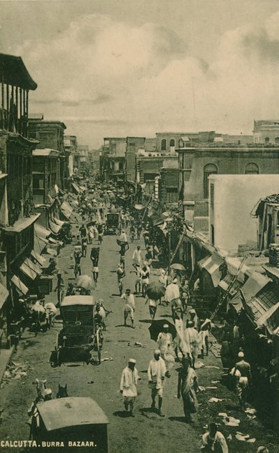 Kalkutta. Burra Bazaar, 1910 von Unbekannt