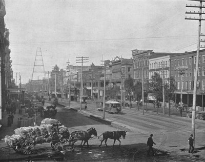 Canal Street, New Orleans, Louisiana, USA, um 1900 von Unbekannt