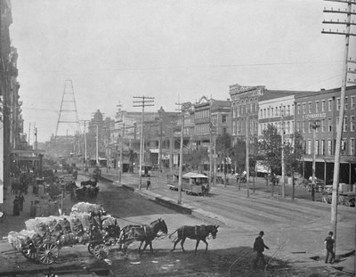 Canal Street, New Orleans, Louisiana, um 1897 von Unbekannt