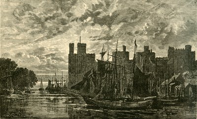 Carnarvon Castle, 1898 von Unbekannt