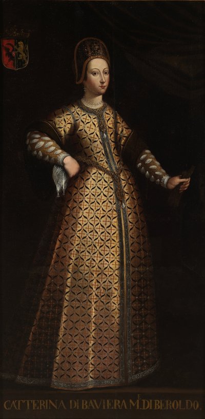 Caterina di Baviera, Ehefrau von Beroldo di Sassonia von Unbekannt