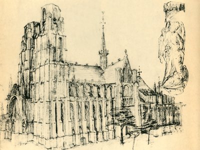 Kathedrale und St. Michael, um 1460, 1943 von Unbekannt