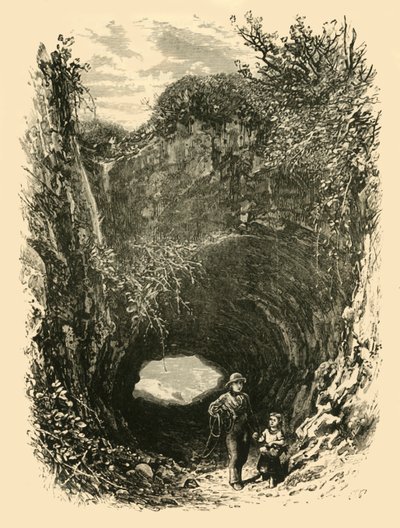 Höhle bei Pegwell Bay, 1898 von Unbekannt