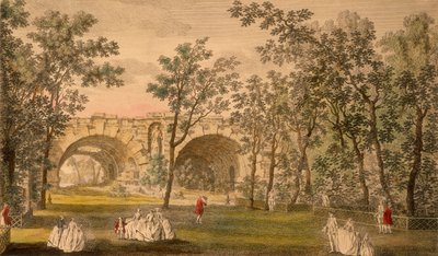 Zentraler Fußweg, Vauxhall Gardens, London von Unbekannt