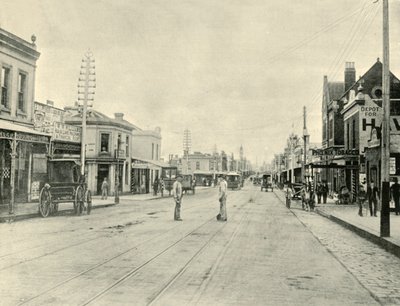 Chapel Street, Melbourne, 1901 von Unbekannt