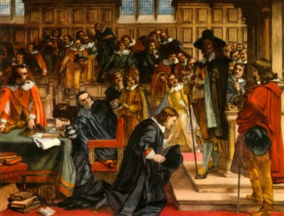 Charles I und Sprecher Lenthall, ca. 1850, 1947 von Unbekannt