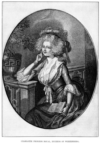 Charlotte Princess Royal, Herzogin von Württemberg, 19. Jahrhundert von Unbekannt