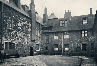 Charterhouse. Innenansicht des Waschhaushofs, 1925 von Unbekannt