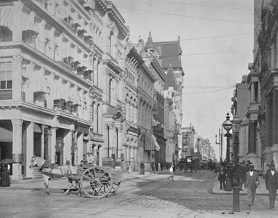 Chestnut Street, Philadelphia von Unbekannt
