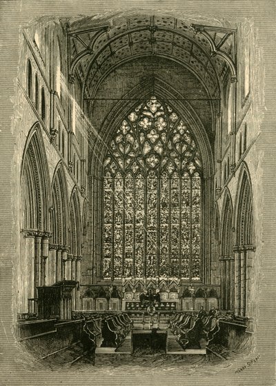 Chor der Kathedrale, 1898 von Unbekannt