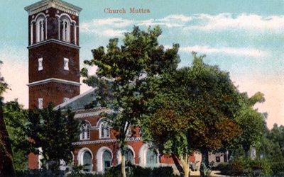 Christ Church, Muttra, Indien, 20. Jahrhundert von Unbekannt