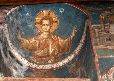 Christus Emmanuel, um 1350 von Unbekannt