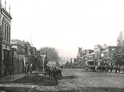 Church Street, Maritzburg, Südafrika, 1895 von Unbekannt