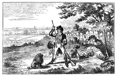 Cockney-Sportler beim Nachladen, 1800 von Unbekannt