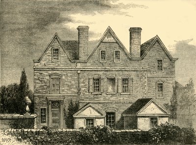 Coldbath House, um 1872 von Unbekannt