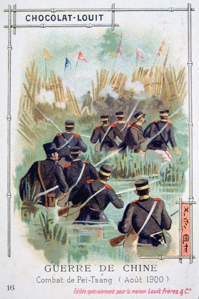 Kampf bei Pei-Tsang, China, Boxeraufstand, August 1900 von Unbekannt