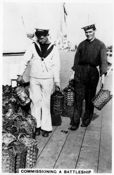 Inbetriebnahme eines Schlachtschiffs, 1937 von Unbekannt