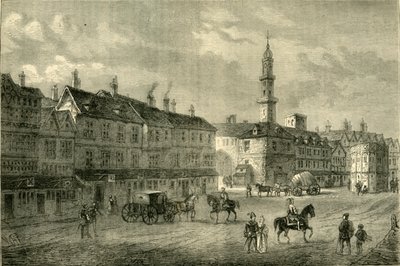 Cornhill im Jahr 1630, ca. 1872 von Unbekannt