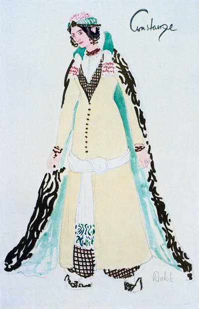 Kostüm für Constanze, ca. 1913 von Unbekannt