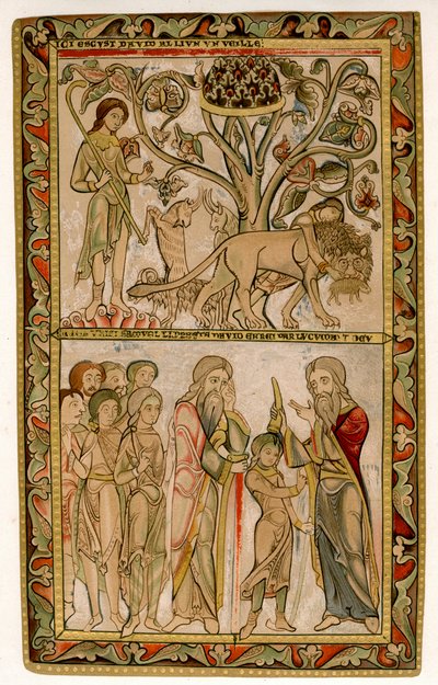 David und Samuel, 1121-1161 von Unbekannt