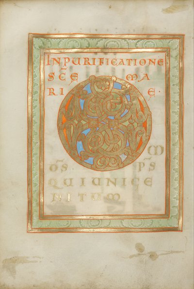 Geschmückte Incipit-Seite von Unbekannt