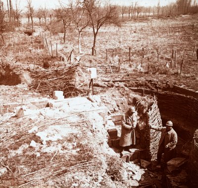 Verteidigungen, Craonne, Nordfrankreich, ca. 1914-1918 von Unbekannt