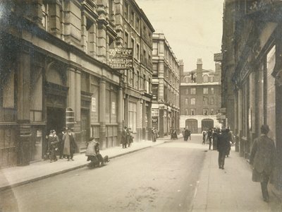 Ostende der Jewin Street, London, um 1920 von Unbekannt