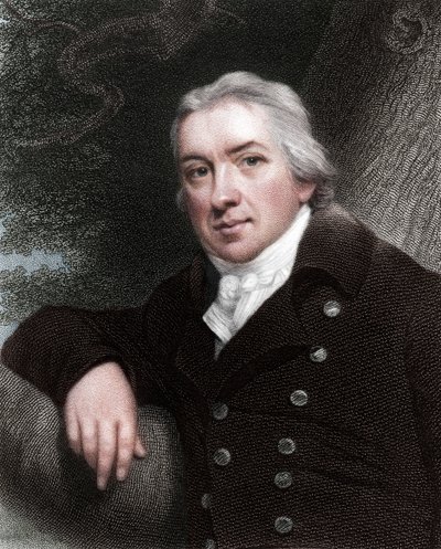Edward Jenner, englischer Arzt, 1837 von Unbekannt