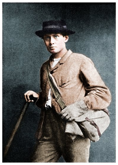 Edward Whymper, britischer Bergsteiger, 1865-1956 von Unbekannt