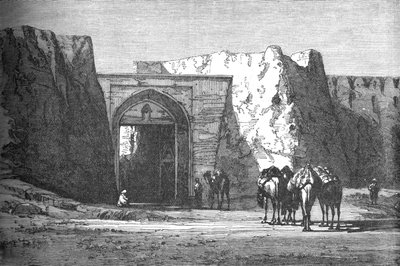 Eedgah, oder Nordtor, Kandahar, um 1880 von Unbekannt