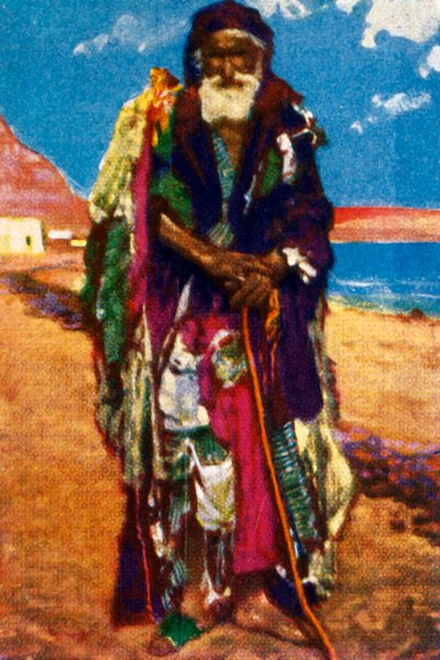 Älterer Bettler, Ägypten, ca. 1928 von Unbekannt