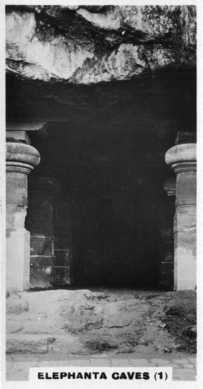 Elephanta-Höhlen, Bombay, Indien, ca. 1925 von Unbekannt