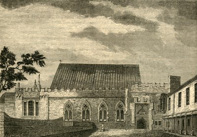Ely House - Die Halle, ca. 1872 von Unbekannt