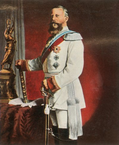 Kaiser Friedrich III., ca. 1888, 1936 von Unbekannt